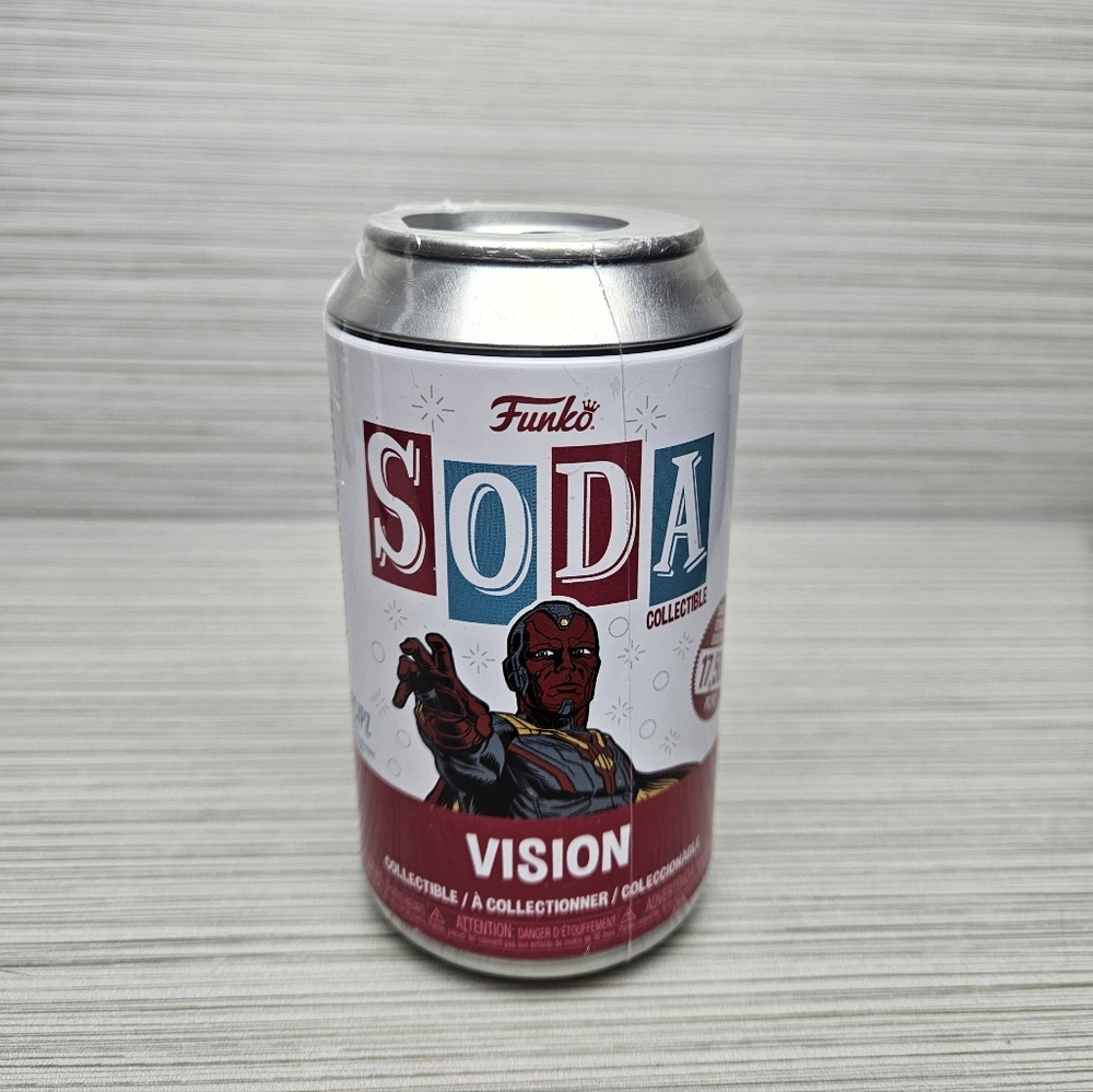 Funko SODA Marvel Wandavision Vision Can and Vinyl Figure LE